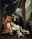 Nicolas Prints - The Deposition by Nicolas Poussin