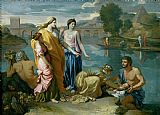 Nicolas Prints - The Finding of Moses by Nicolas Poussin