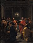 Nicolas Prints - The Last Supper by Nicolas Poussin