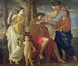 Nicolas Prints - The Poets Inspiration by Nicolas Poussin