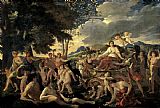 Nicolas Prints - The Triumph of Flora by Nicolas Poussin