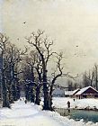 Nils Hans Christiansen Winter scene