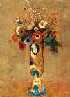 Redon Prints - Vase Of Flowers by Odilon Redon
