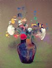 Redon Prints - Vase Of Flowers by Odilon Redon