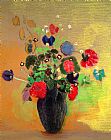 Redon Prints - Vase Of Flowers by Odilon Redon