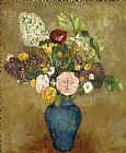 Redon Prints - Vase Of Flowers by Odilon Redon