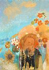 Symbolist Prints - Evocation Of Roussel by Odilon Redon