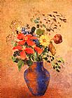 Redon Prints - The Blue Vase by Odilon Redon
