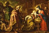 Bougainvillea Prints - The Adoration Of The Magi by Orazio de Ferrari