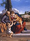 Orazio Gentleschi Holy Family with The Infant Saint John The Baptist
