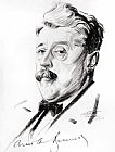 1867 Prints - Arnold Bennett (1867-1931) by Others