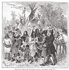 Entwurf Fur Eine Tapisserie Prints - CANADA: FUR TRADE, c1780 by Others