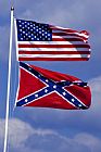 Others Confederate And U.s. Flags.