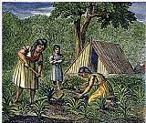 Others Native American Women: Farming, 1835