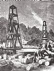 Swine, 19th Century Paintings - Oil Well, 19th Century by Others