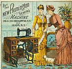 Others SEWING MACHINE AD, c1880