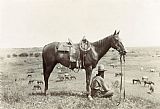 Cowboys Prints - TEXAS: COWBOY, c1910 by Others