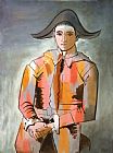 Pablo Picasso Arlequin Les Mains Croisee 1923