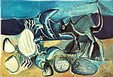 Pablo Picasso Cat And Crab on The Beach 1965