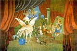 Pablo Picasso Curtain for The Ballet Parade 1917