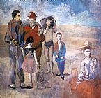 Pablo Picasso Family of Acrobats Jugglers 1905