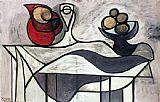 Pablo Picasso Pitcher And Bowl of Fruit