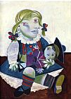 Pablo Picasso Portrait of Maya with Her Doll c.1938
