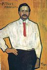 Pablo Picasso Portrait of Petrus Manach 1901 painting