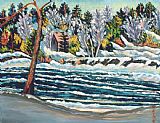 Patricia Eyre Winter Thaw Gatineau River