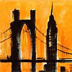 Paul Brent Amber Cityscape