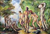 Paul Cezanne Bathers painting