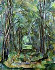 Paul Cezanne Avenue at Chantilly painting