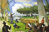 Paul Cezanne Fishermen a Fantastic Scene