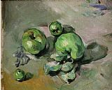 Oil Paintings - Green Apples c.1872 73 Oil on Canvas by Paul Cezanne