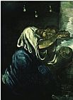 Sadness Prints - La Madelaine Ou La Douleur Mary Magdalene Or Sadness c.1868 69 by Paul Cezanne