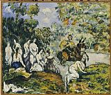1878 Paintings - Legendary Scene c.1878 by Paul Cezanne
