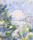Oil Paintings - Mont Sainte Victoire c.1904 06 Oil on Canvas by Paul Cezanne