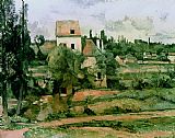 Paul Cezanne Moulin de la Couleuvre at Pontoise painting