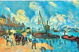 Paul Cezanne On The Banks of The Sein at Bercy