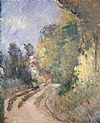 Paul Cezanne Road Turning under Trees