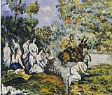 1878 Paintings - Scene Legendaire Circa 1878 by Paul Cezanne