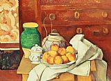 Paul Cezanne Still Life With A Chest Of Drawers painting