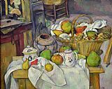 Paul Cezanne Still life with basket