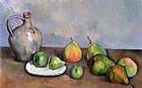 Paul Cezanne Still Life with Pitcher and Fruit