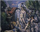 Temptation Prints - Temptations of Saint Anthony by Paul Cezanne