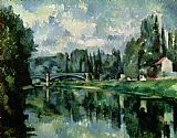 Paul Cezanne The Banks of the Marne at Creteil painting