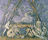 Oil Paintings - The Large Bathers c.1900 05 Oil on Canvas by Paul Cezanne