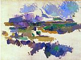 Paul Cezanne The Mont Sainte Victoire Seen From Lauves 1905