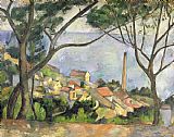 Paul Cezanne The Sea at l Estaque painting