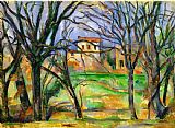 Paul Cezanne Trees And Houses Circa 1885